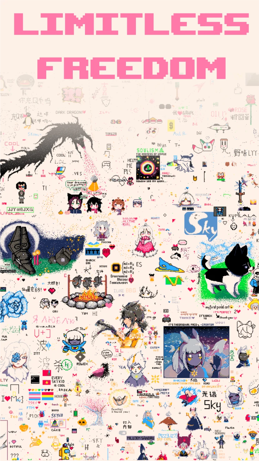 Everyone Draw: Pixel Art Mural screenshot