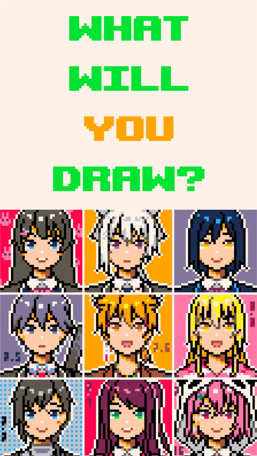 Everyone Draw: Pixel Art Mural screenshot